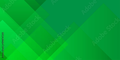 abstract green geometric background with overlapping diagonal square shapes and light gradient tech wallpaper