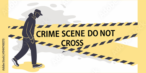 Yellow caution sign board in grunge style with black lines. Realistic warning signboard, attention banner template, road shield. Vector illustration with grain, old texture, stain and scratch.