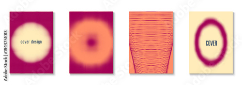 Dot Background Set. Modern Shapes In Tech Layout. Minimalistic Brochure In 2d Frame. Line Flyer. Minimalist Graphic Poster. Geometric Music Pattern. Trendy Dot Background