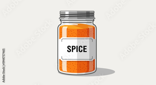 Glass Jar of Orange Spice.