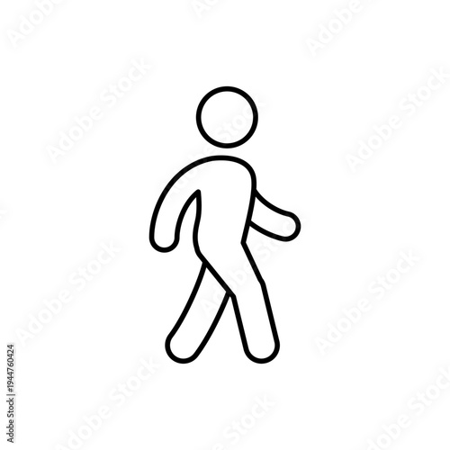 歩行者のアイコン