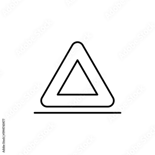 三角停止版のアイコン