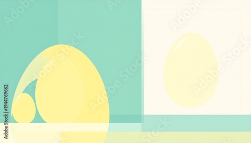 easter eggs vector illustration