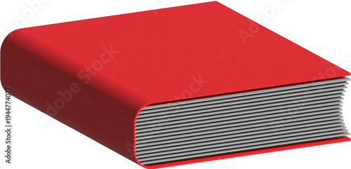 Simple Isometric Red Book Icon