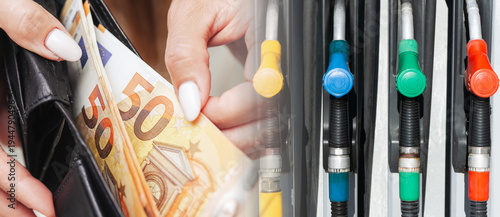 Photos Fuel cost and energy price concept
