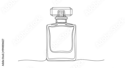 Vector illustration of a perfume bottle