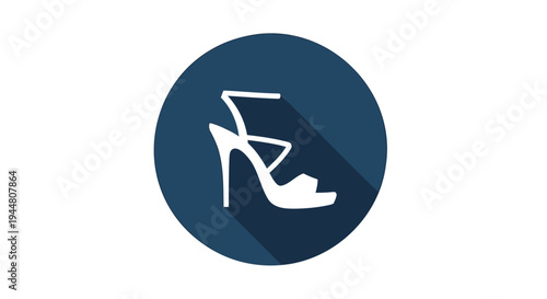 Vector high heel shoe icon