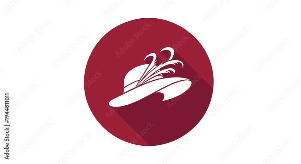 Fototapeta premium Vector food icon of a burger