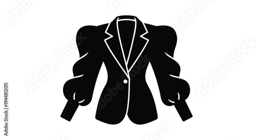 Vector business suit jacket icon