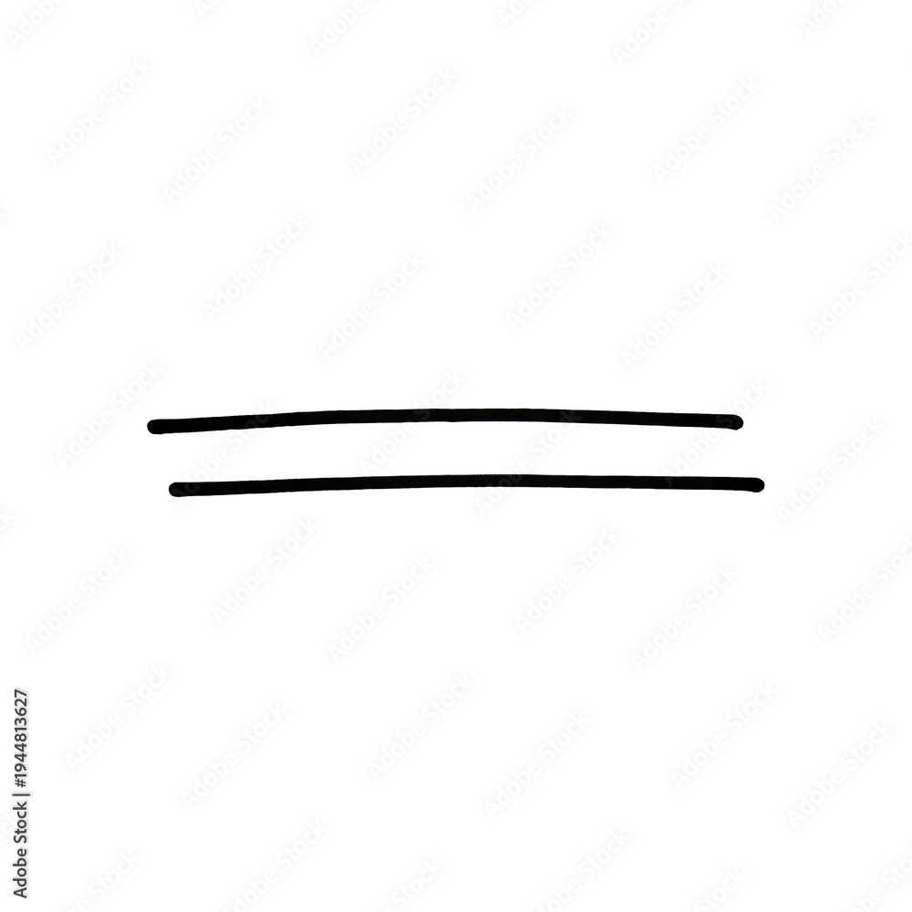 Obraz premium Black parallel lines on white background