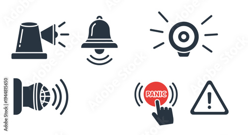 Alert Notification Icons Warning Symbols Attention.