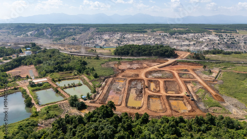 Foto lake is the result of former coal mining in South Kalimantan