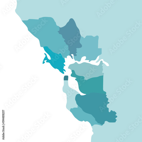 Map of San Francisco Bay Area