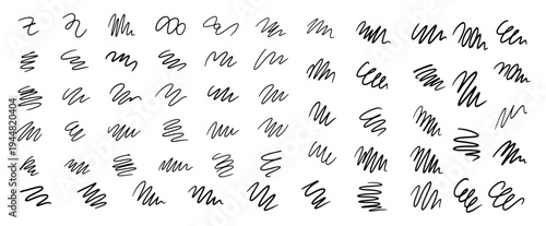 Collection of various black and white fingerprint patterns