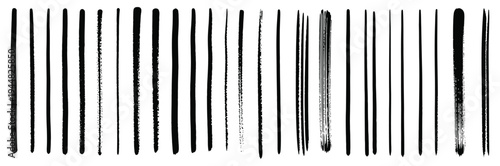 Barcode scanner image with black and white vertical lines