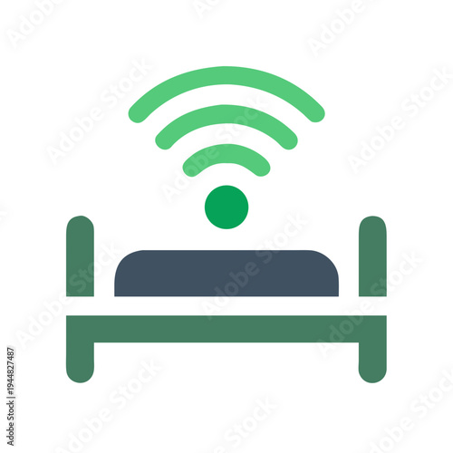 Wireless Network Connection Icon Illustration: Simple Router Graphic, Seamless Connectivity Concept