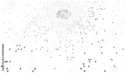 The Central Cipher - Binary Convergence with Receding Perspective and Digital Core