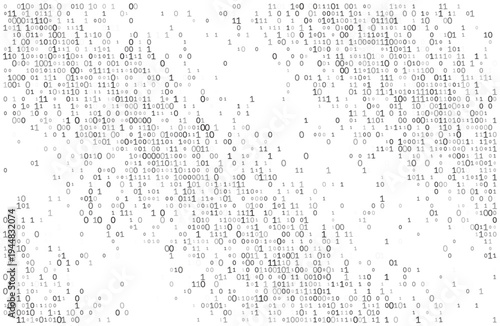 Unstructured Logic - A Decentralized Field of Binary Fragments and Digital Information Entropy