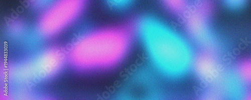 Abstract Grainy Thermal Background with Vibrant Pink and Cyan Contrast Motion Blur