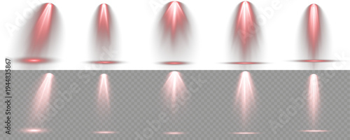 Collection of glowing ray creative, disco club event.