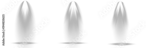 Bundle of stage scene white, festive atmosphere design.