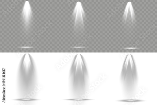 Collection of floodlight abstract, for theater and gallery.