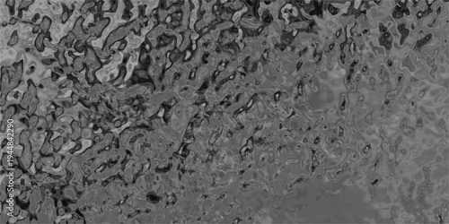 Abstract monochrome textured background with organic swirling patterns and fluid shapes in shades of gray creating a sophisticated and moody backdrop