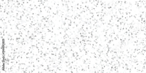 Abstract mosaic texture with scattered polygonal fragments in a delicate grayscale palette offering a subtle visual effect for digital and print media