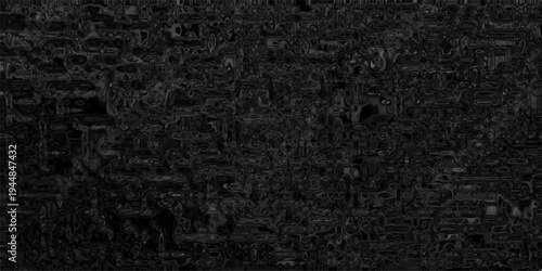 Dense Black Abstract Texture with Organic Glossy Shapes and Deep Shadow Play for a Mysterious Visual Effect