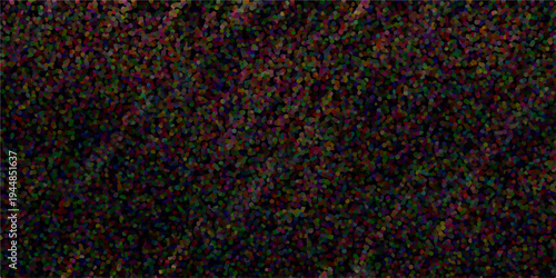 Vibrant Multicolored Pointillist Texture with a Dark Background and a Dense Array of Small Colorful Dots