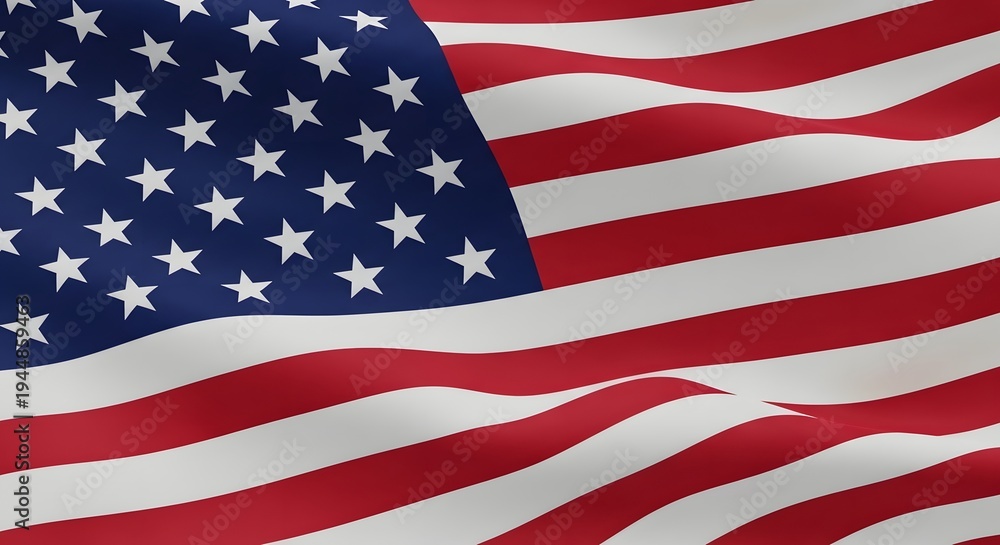 Obraz premium Celebrating flag day patriotic spirit with american flag symbolism