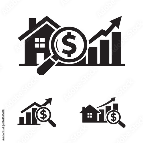 real estate icon set