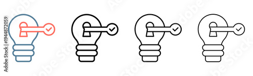 Problem Solving Icon Collection Set Different Style