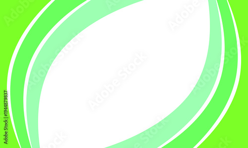 Abstract Green Business Curved Lines Background