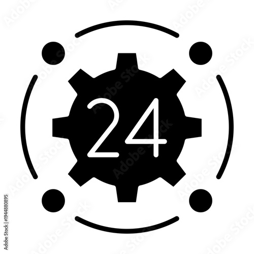 24 hours Icon