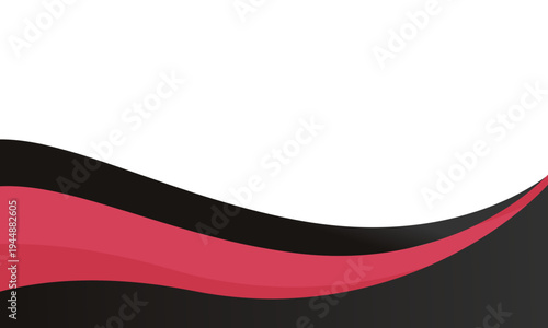 Modern Curved Black and Red Background