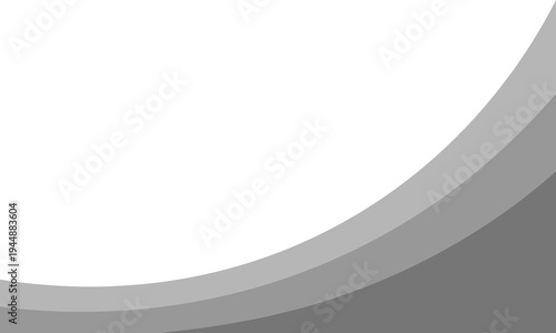 Modern Grey Corporate Background with Curved Shapes