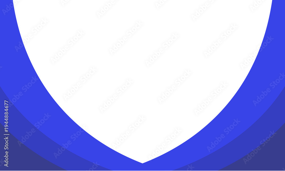 Obraz premium Modern White and Blue Business Background With Blue Curved Shapes