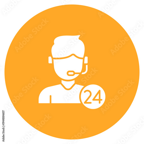 24 hours support Icon