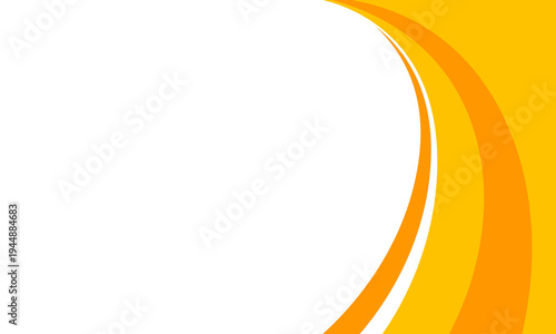 Modern Yellow and Orange Business Curved Background