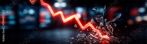 Market Downturn: The image ...