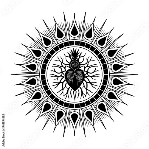 Filled style illustration showing circulatory system