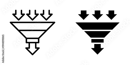 Sorting icon, element icon for design branding, print, and digital media