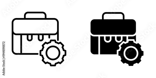 Case management icon, element icon for design branding, print, and digital media