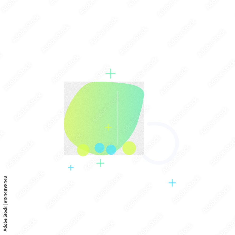Fototapeta premium Playful surreal liquid mice vector, dreamlike SVG
