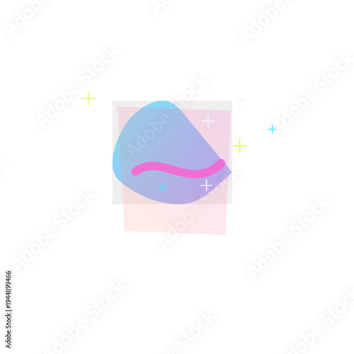 Playful surreal rubber clipboards vector, dreamlike SVG