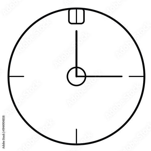 Target practice circle bullseye Vector