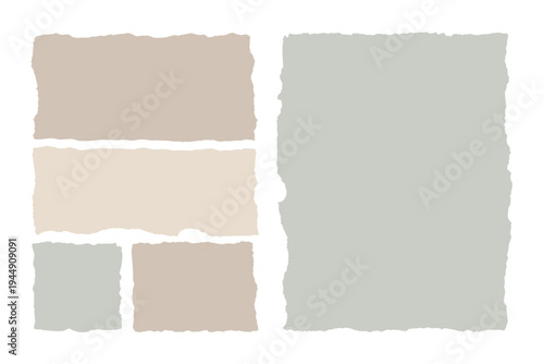 破れた紙のベクター・グラフィック素材