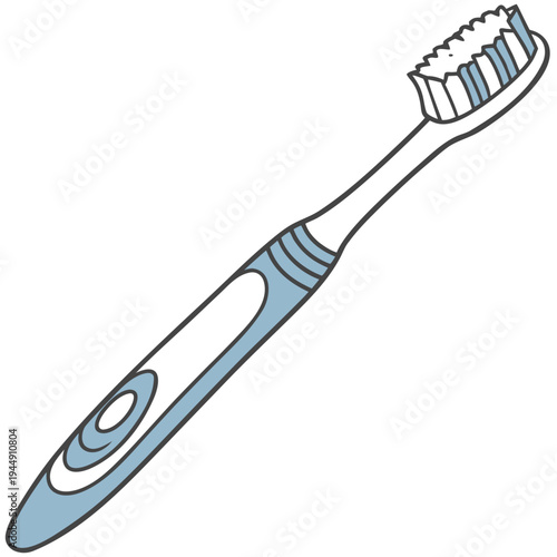 Gray and white toothbrush bristles dental