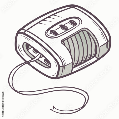 Electric tape dispenser with tape tool office